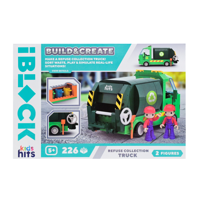 Конструктори з унікальними деталями - Конструктор IBLOCK Build & create Truck 226 деталей (KH17/005/2)#3