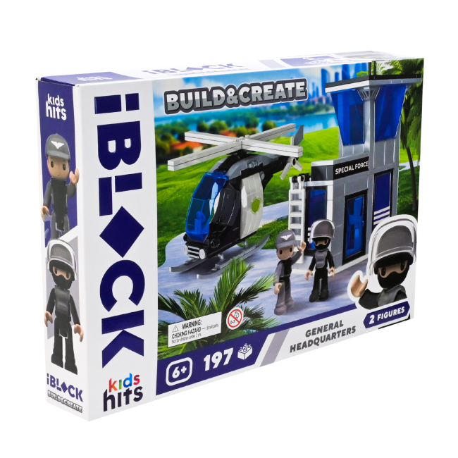 Конструктори з унікальними деталями - Конструктор IBLOCK Build & create General headquarters 197 деталей (KH42/004/2)#2