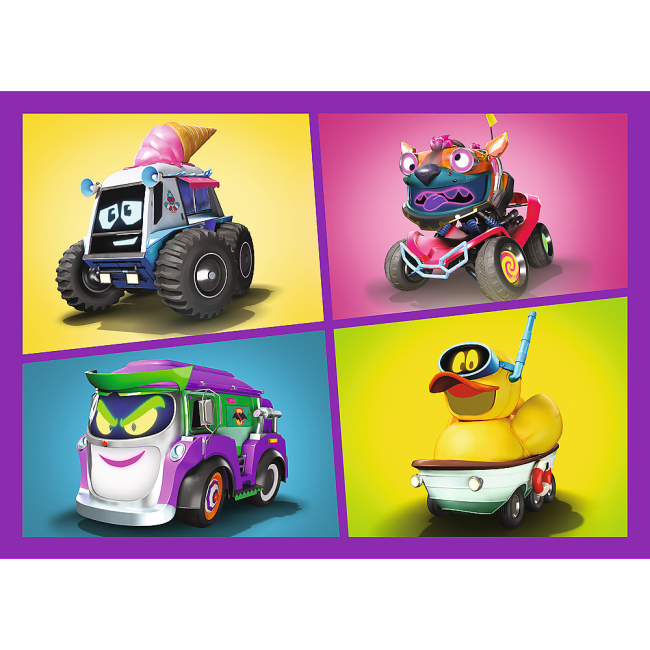 Пазли - Пазл Trefl Зустрічайте транспорт Бетмена 4 в 1 (34658)#4