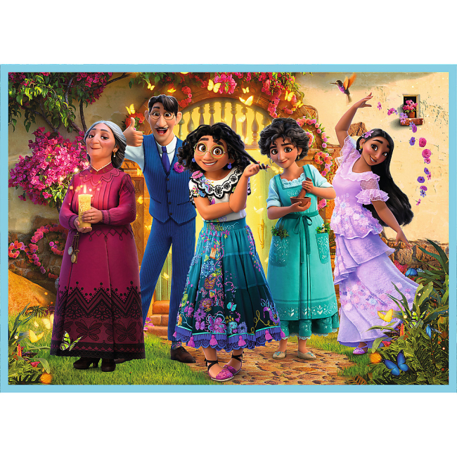 Пазлы - Пазл Trefl Волшебный Энканто 4 в 1 (34615)#4