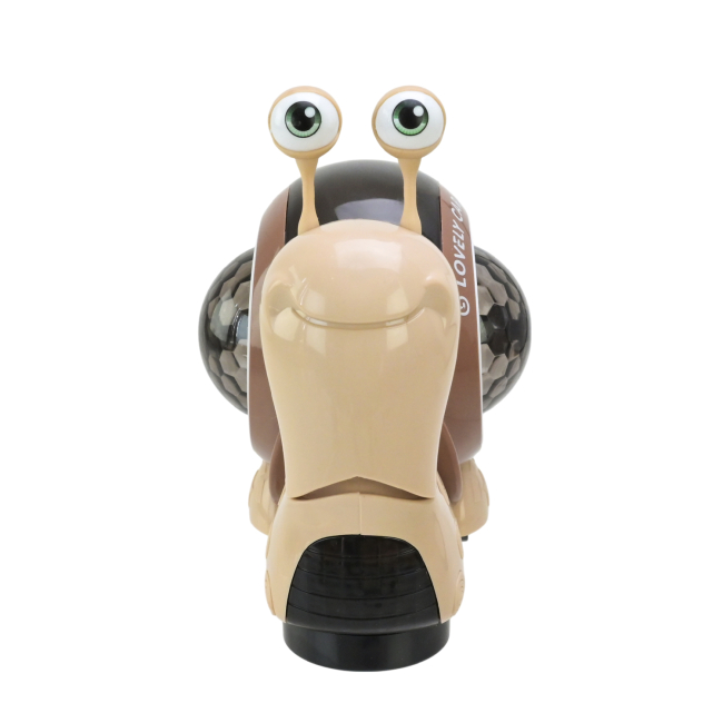 Фігурки тварин - Інтерактивна іграшка Країна Іграшок Равлик бежево-коричневий (PL-724-20/2)#3