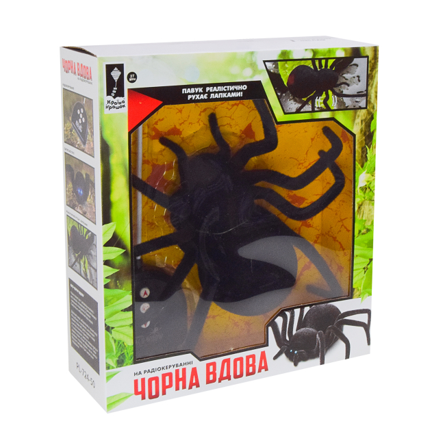 Фігурки тварин - Іграшка Країна Іграшок Павук Чорна вдова на радіокеруванні (PL-724-50)#3
