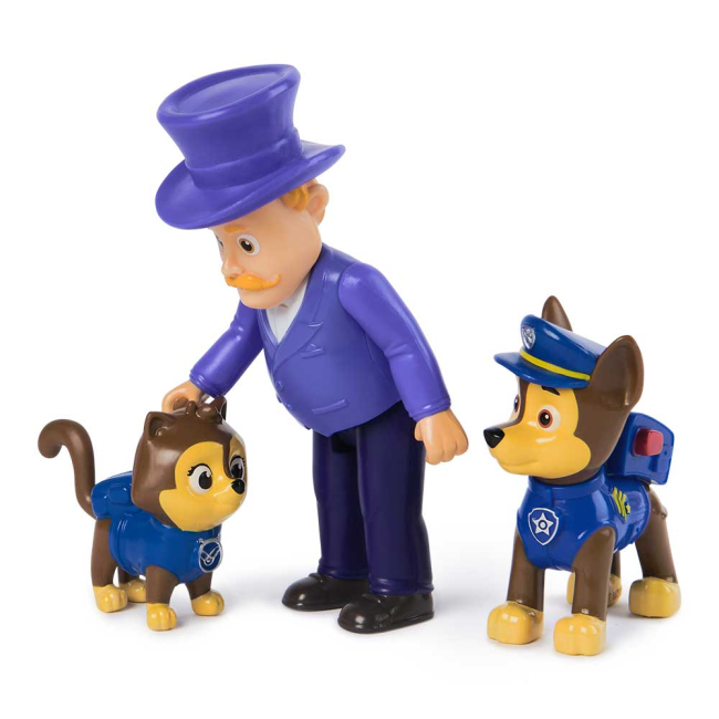 Фигурки персонажей - Набор фигурок Paw Patrol Гонщик, мэр Хамдингер и кот (SM17706/6070746)#2