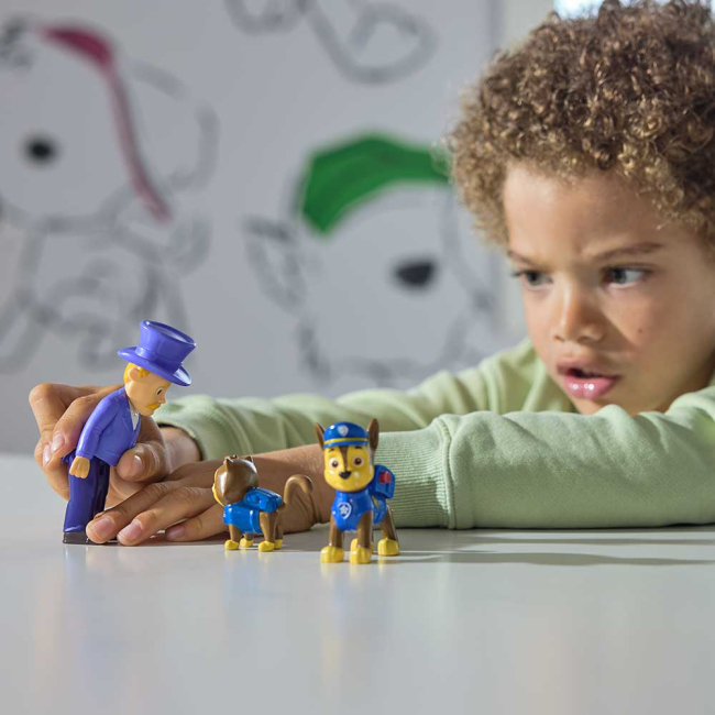 Фигурки персонажей - Набор фигурок Paw Patrol Гонщик, мэр Хамдингер и кот (SM17706/6070746)#8