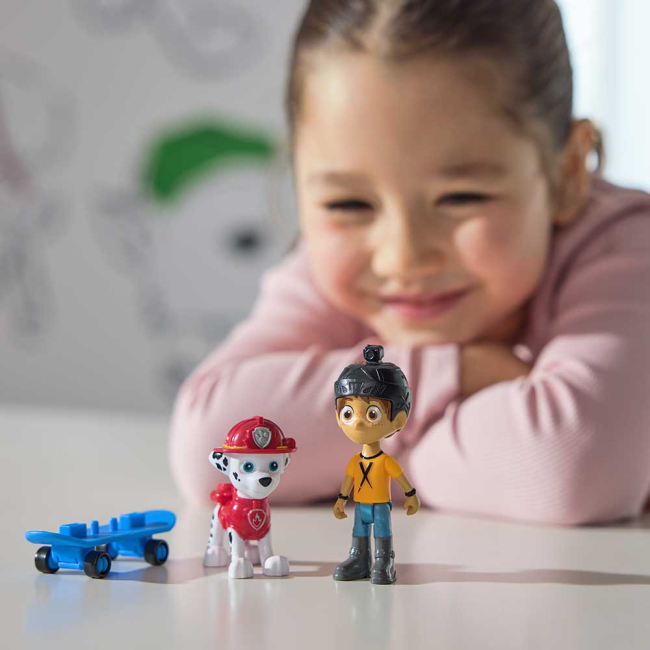Фігурки персонажів - Набір фігурок Paw Patrol Маршал та Сміливий Денні на скейті (SM17706/6070747)#6