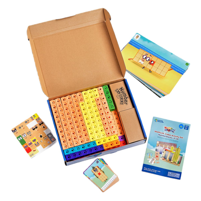 Обучающие игрушки - Учебный набор Learning Resources Numberblocks Mathlink Учимся считать 21-30 (HM96321-RU) (HM96321-UK)#2