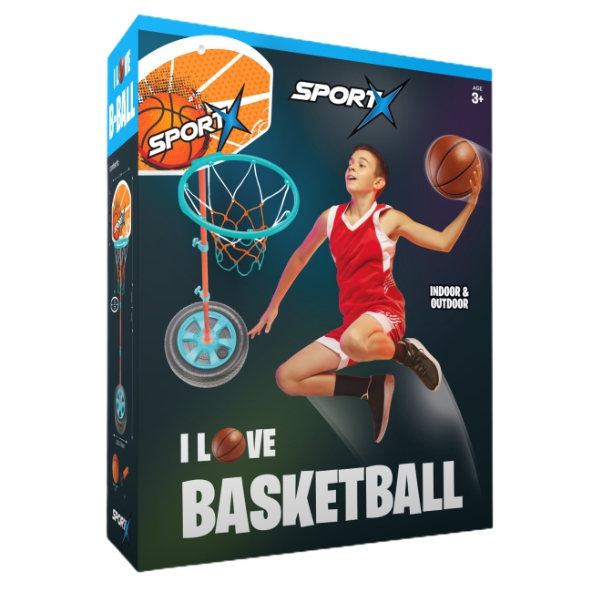 Спортивні активні ігри - Ігровий набір SportX Basketball set Баскетбол (3858892673232)#2