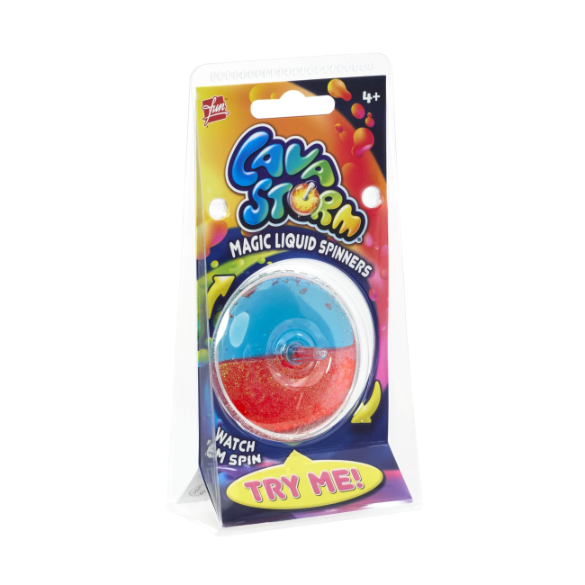 Дзиги та бойові арени - Іграшка Goliath Lava Storm блакитно-червона (933061.024/2)#3