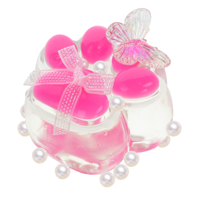 Антистрес іграшки - Іграшка-антистрес Shantou Jinxing Котяча лапка прозора яскраво-рожева (C7803/4)#2