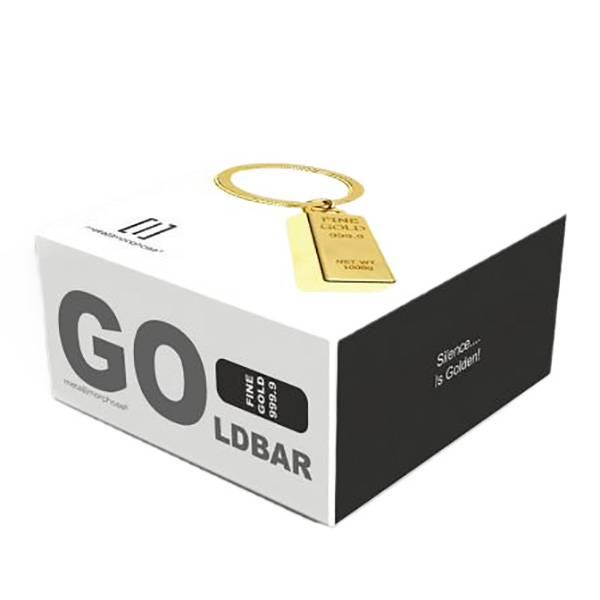 Брелоки - Брелок Metalmorphose Gold Bar (8000020291006)#2