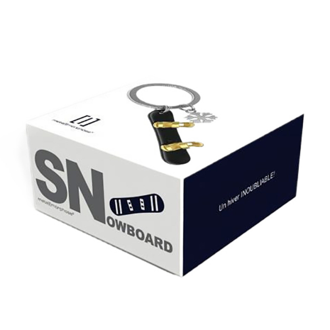 Брелоки - Брелок Metalmorphose Nowboard with Snowflake Charm (8000020290982)#2