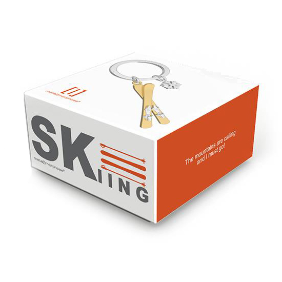 Брелоки - Брелок Metalmorphose Ski with snowflake charm (8000020592969)#2