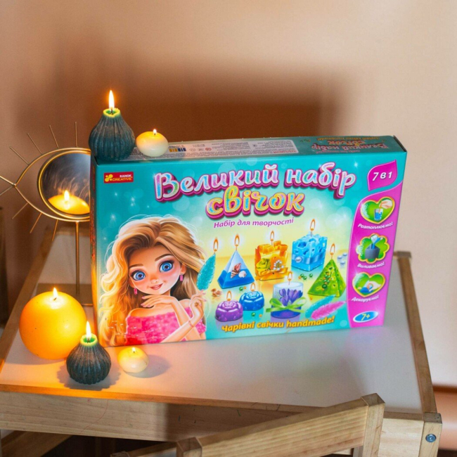 Набори для творчості - Набір для творчості Ranok Creative Великий набір свічок 7 в 1 (10100596У)#2