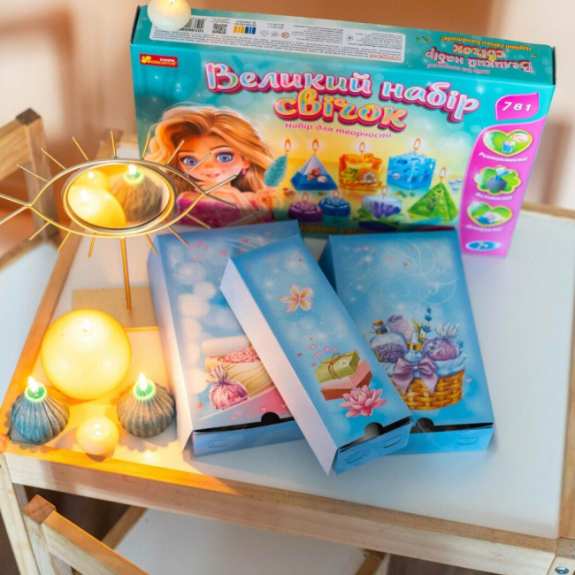 Набори для творчості - Набір для творчості Ranok Creative Великий набір свічок 7 в 1 (10100596У)#3