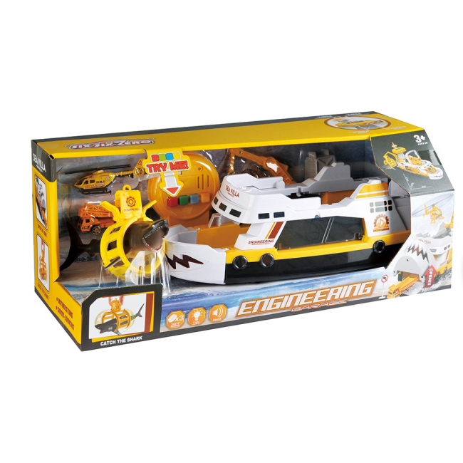 Транспорт і спецтехніка - Ігровий набір Six-six-zero City Корабель-парковка (EPT771345)#2