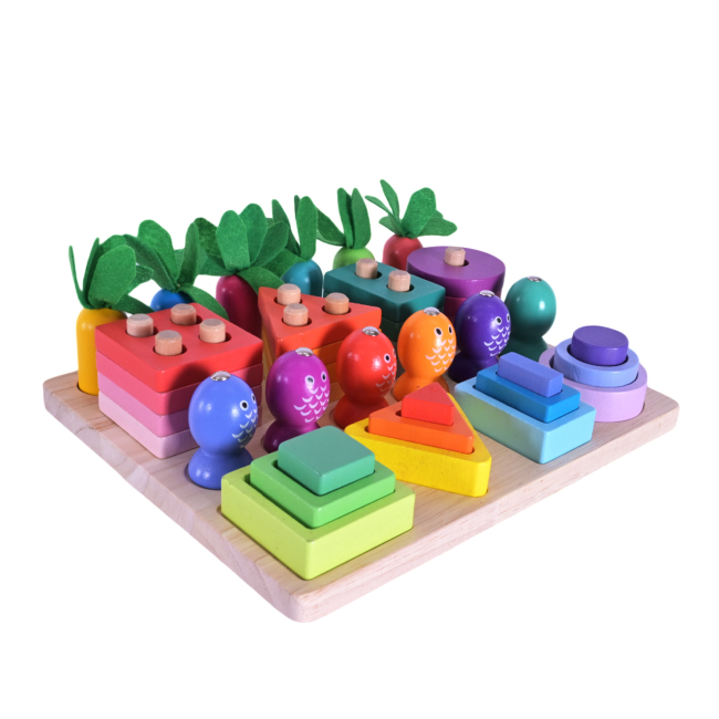 Развивающие игрушки - Развивающая игрушка Shantou Jinxing Sets of columns 4 в 1 (C15001)#2