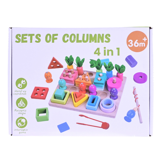 Развивающие игрушки - Развивающая игрушка Shantou Jinxing Sets of columns 4 в 1 (C15001)#4