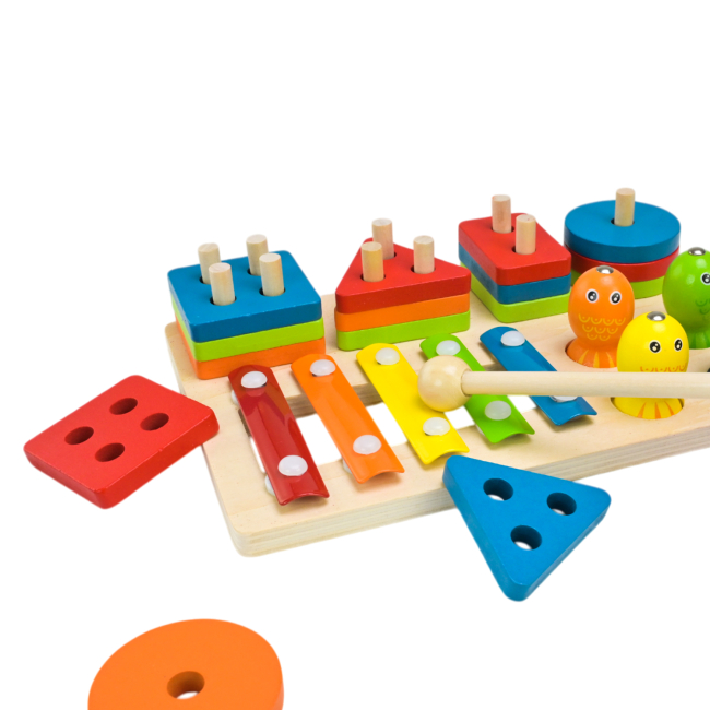 Развивающие игрушки - Деревянный сортер Shantou Jinxing (C15006)#2