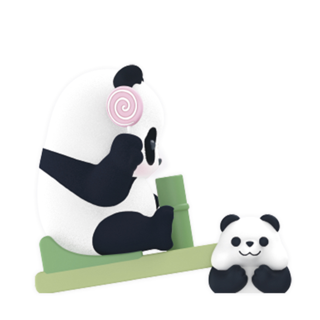 Фигурки животных - Фигурка-сюрприз 52Toys Panda roll kindergarten (123932)#5