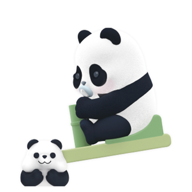 Фигурки животных - Фигурка-сюрприз 52Toys Panda roll kindergarten (123932)#6