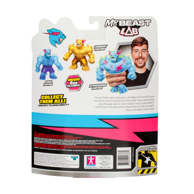 Антистрес іграшки - Стретч-антистрес MrBeast Lab Супер Пантера (123813)#4