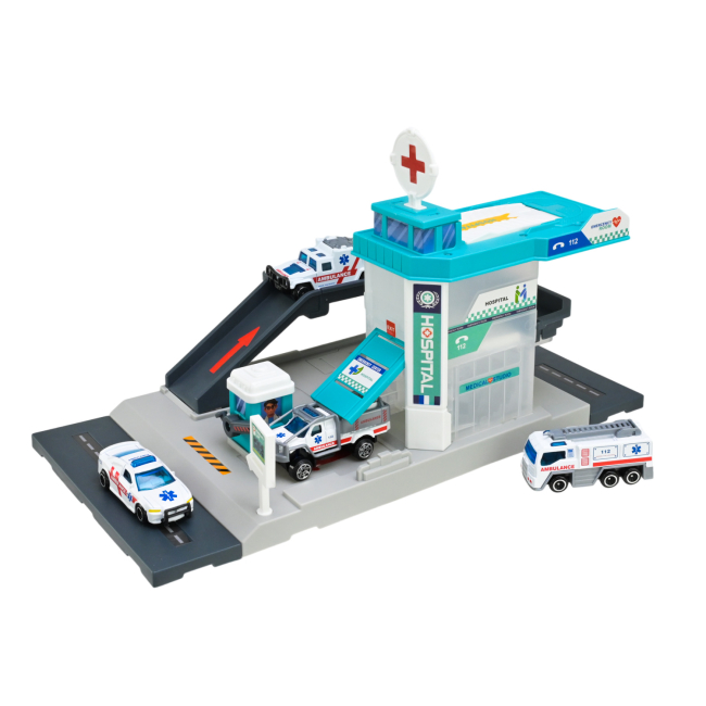 Паркинги и гаражи - Игровой набор Автопром Госпиталь (PS005-5)#5