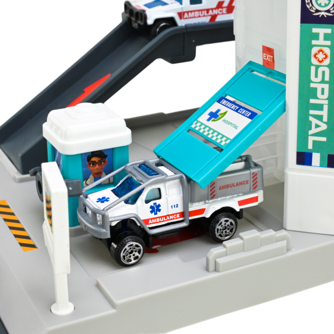 Паркинги и гаражи - Игровой набор Автопром Госпиталь (PS005-5)#8