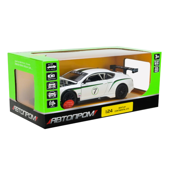 Автомодели - Автомодель Автопром Bentley Continental GT3 Concep 1:24 (68266A)#6