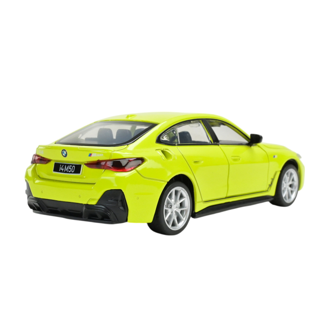 Автомодели - Автомодель Автопром BMW I4 M50 желтая (68714/2)#3