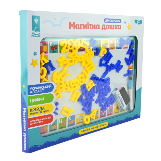 Дитячі меблі - Магнітна дошка Країна Іграшок двостороння блакитна (PL-7061/1)#4