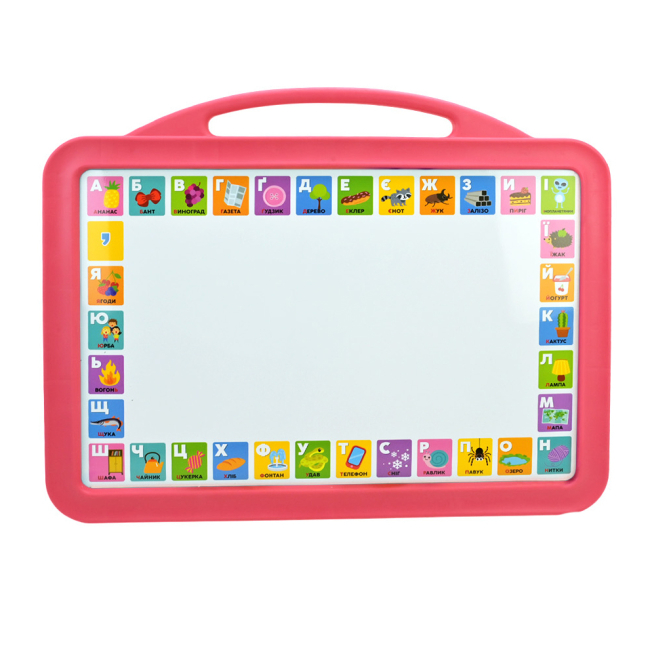 Детская мебель - Магнитная доска Країна Іграшок двухсторонняя розовая (PL-7061/2)#2