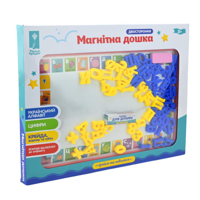 Детская мебель - Магнитная доска Країна Іграшок двухсторонняя розовая (PL-7061/2)#5