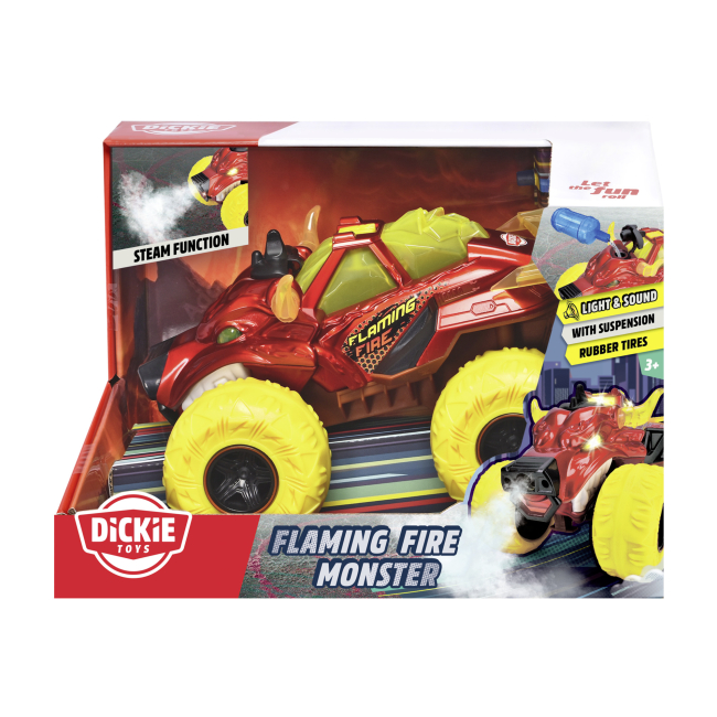 Автомоделі - Автомодель Dickie toys Палаючий вогняний монстр (3754003)#3