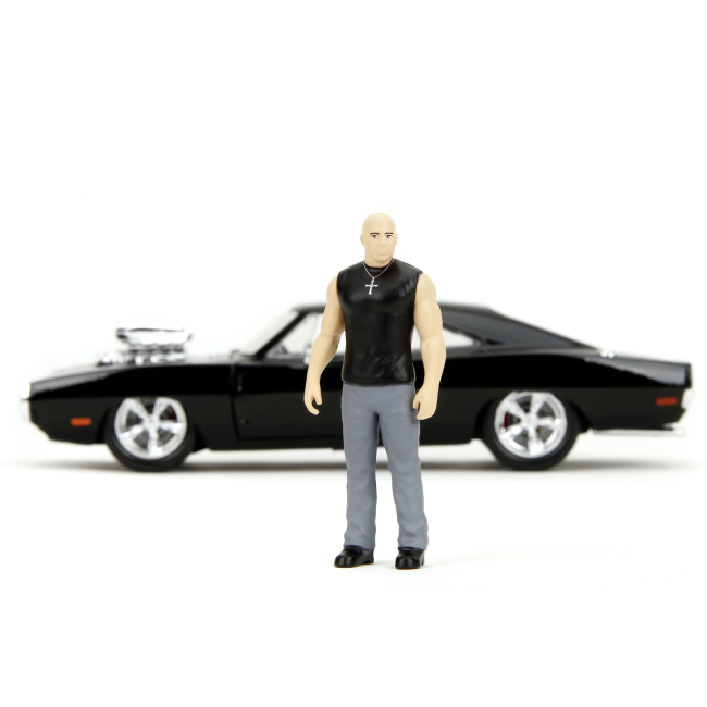 Автомоделі - Автомодель Jada Форсаж Додж Чарджер 1970 з фігуркою Домініка Торетто 1:24 (253205006)#4