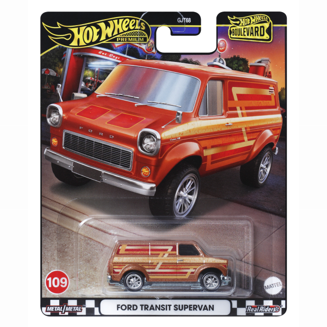 Автомодели - Автомодель Hot Wheels Boulevard Ford Transit supervan  (GJT68/HRT76)#4