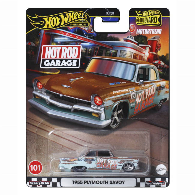 Автомоделі - Автомодель Hot Wheels Boulevard 1955 Plymouth Savoy (GJT68/HRT58)#4