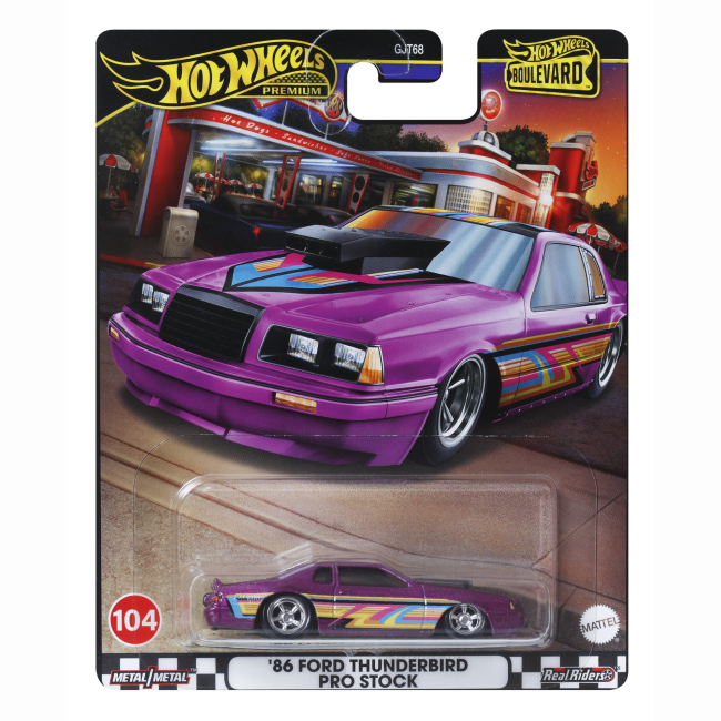 Автомоделі - Автомодель Hot Wheels Boulevard '86 Ford Thunderbird Pro Stock (GJT68/HRT72)#4