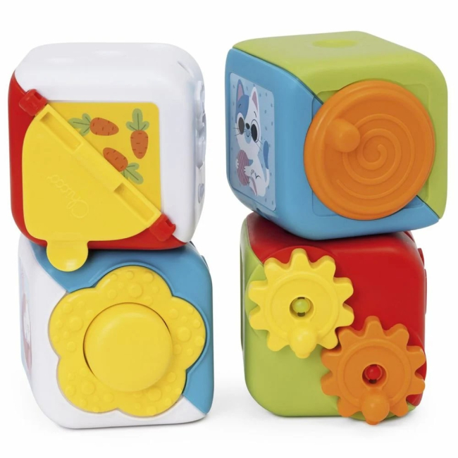 Развивающие игрушки - Развивающая игрушка Chicco Мультисенсорные кубики Монтессори 2 в 1 (11857.00)#3