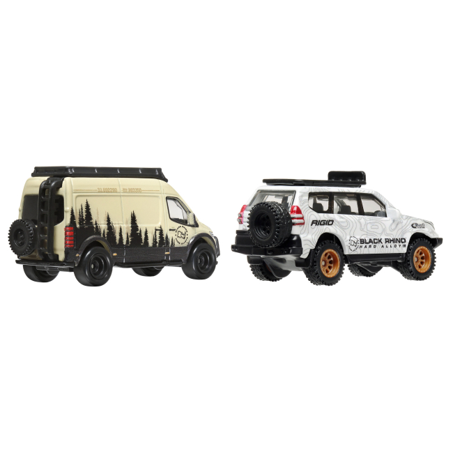 Автомодели - Набор автомоделей Hot Wheels Car culture '05 Toyota Land cruiser Prado и Mercedes-Benz sprinter Tourer (HBL96/HRR76)#3