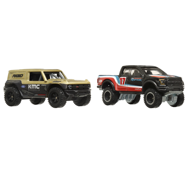 Автомоделі - Набір автомоделей Hot Wheels Car culture Ford Bronco R і '17 Ford F-150 Raptor (HBL96/HRR77)#2