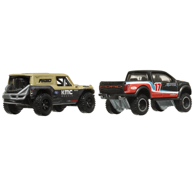 Автомоделі - Набір автомоделей Hot Wheels Car culture Ford Bronco R і '17 Ford F-150 Raptor (HBL96/HRR77)#3