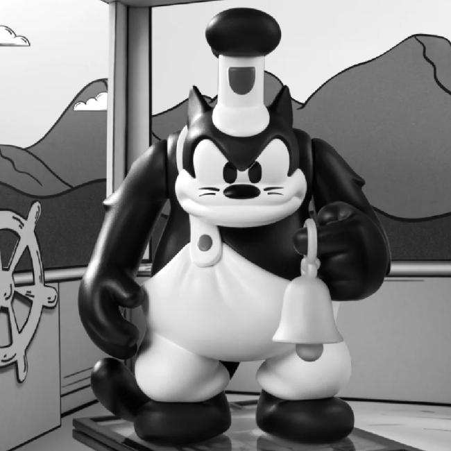 Фигурки персонажей - Коллекционная фигурка-сюрприз Pop Mart Disney Steamboat Willie (DSW-01)#6
