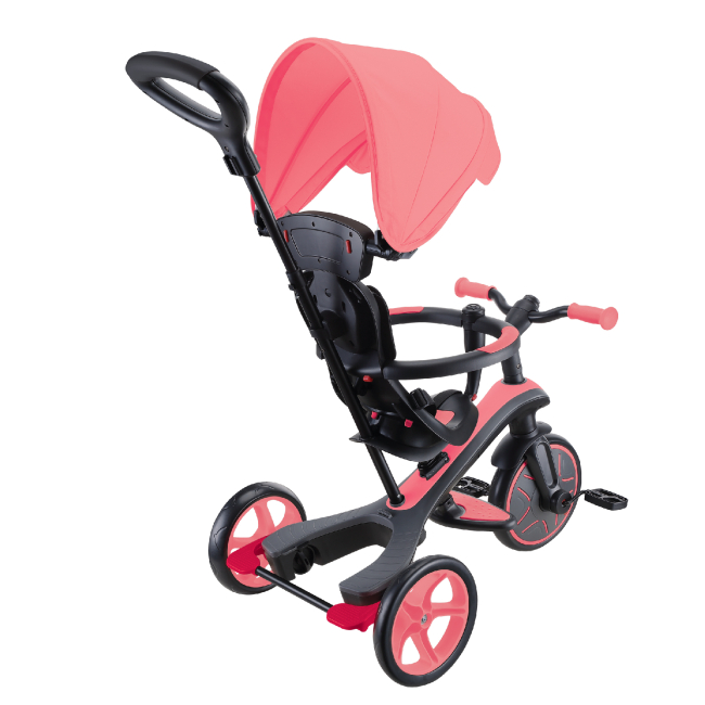 Велосипеды - Велосипед Globber Explorer trike 4 в 1 розовый (634-110)#2