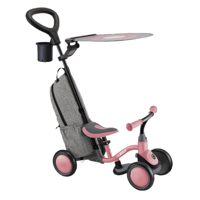 Біговели - Біговел Globber Learning bike Deluxe 3 в 1 пастельно-рожевий (639-211)#2