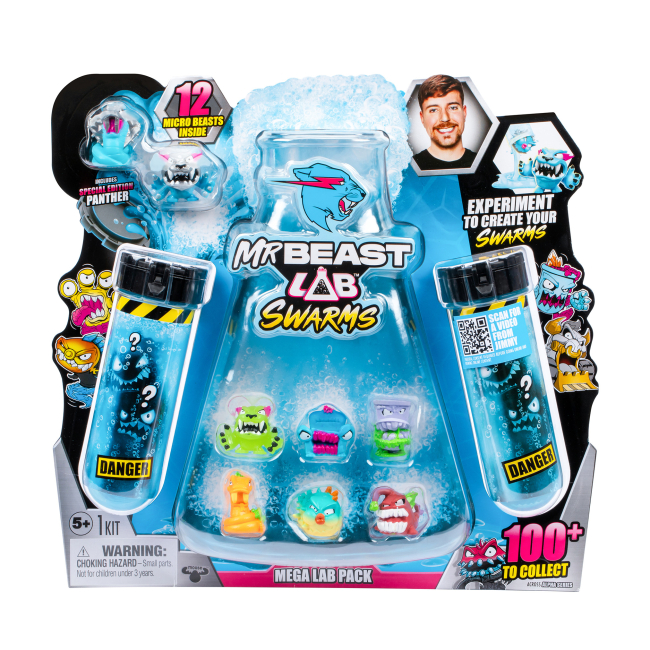 Фігурки персонажів - Набір-сюрприз MrBeast Lab Лабораторія в пробірці Swarms 12 (123809)#2