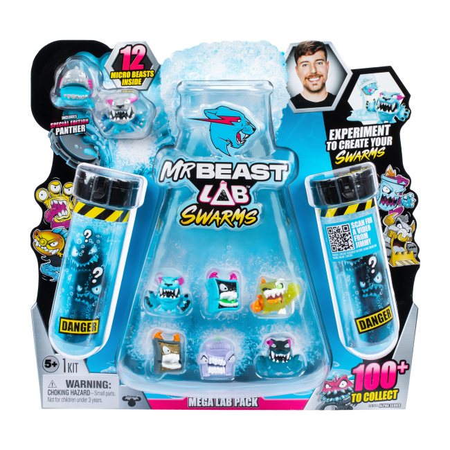 Фігурки персонажів - Набір-сюрприз MrBeast Lab Лабораторія в пробірці Swarms 12 (123809)#4