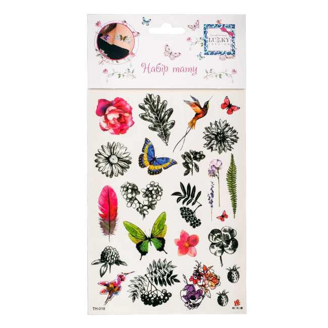 Косметика - Набор тату Lukky Fashion Природа (T25629)#2