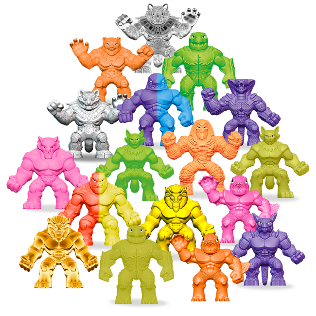 Антистресс игрушки - Стретч-антистресс Elastikorps Fighter Kamaleon Микробоец (ELAKAM-MIC1)#2