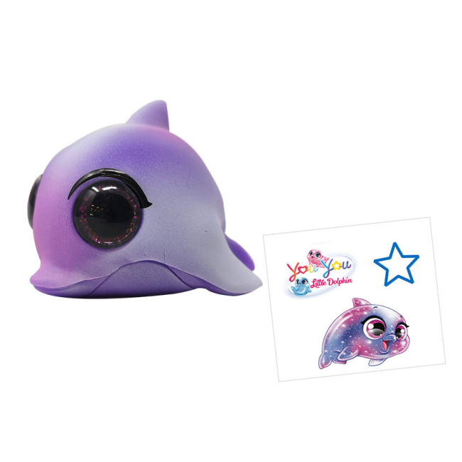 Фигурки животных - Фигурка-сюрприз Sbabam You You Милые дельфины (58/CN21)#2