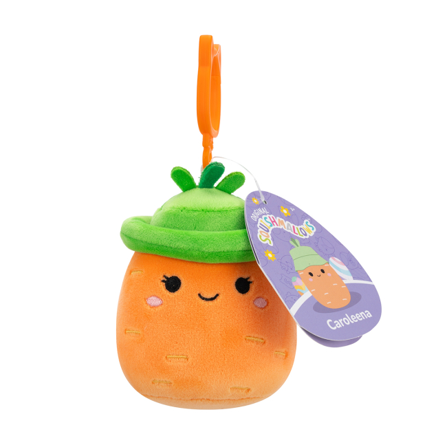 Брелоки - Брелок Squishmallows Морквинка Кароліна 9 см (SQCP00462)#6